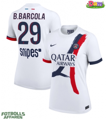 Paris Saint-Germain Bradley Barcola #29 Bortatröja Kvinnor 2025-26 Kortärmad